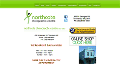 Desktop Screenshot of northcotechiropractic.com